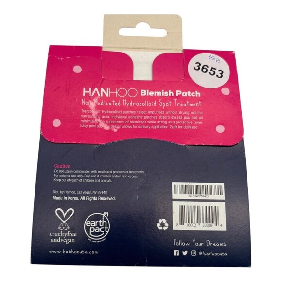 Hanhoo Blemish Patch Non-Medicated Hydrocolloid Spot Treatment 72 Patches - Picture 4 of 7